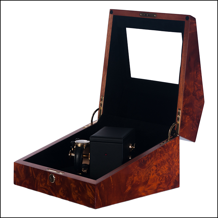 Orbita Sempre 1 Burl Open watch winder