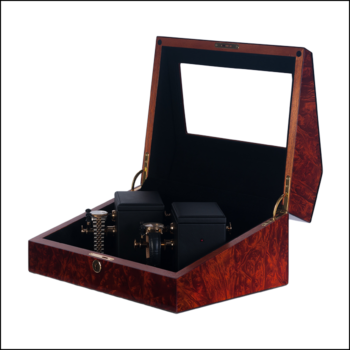 Orbita Sempre 2 Burl Open watch winder