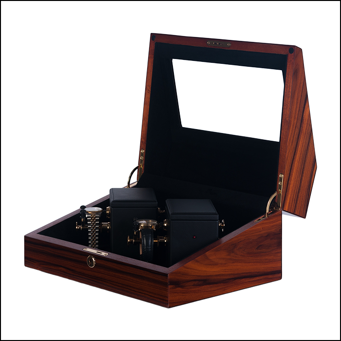 Orbita Sempre 2 Teak Open watch winder