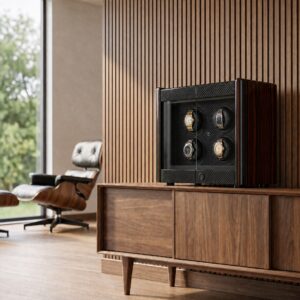 Orbita Avanti 4 Macassar watch winder lifestyle view