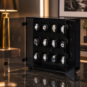 Orbita Milano 12 watch winder in Smoked Acrylic finish