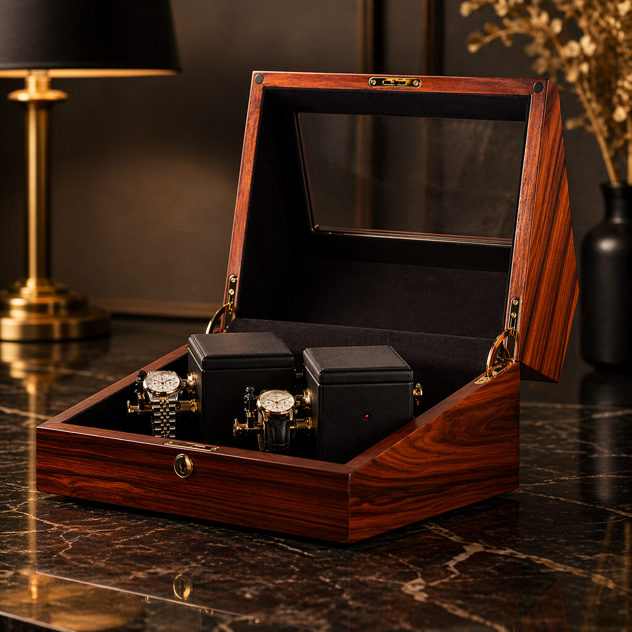 Sempre 2 watch winder — front view
