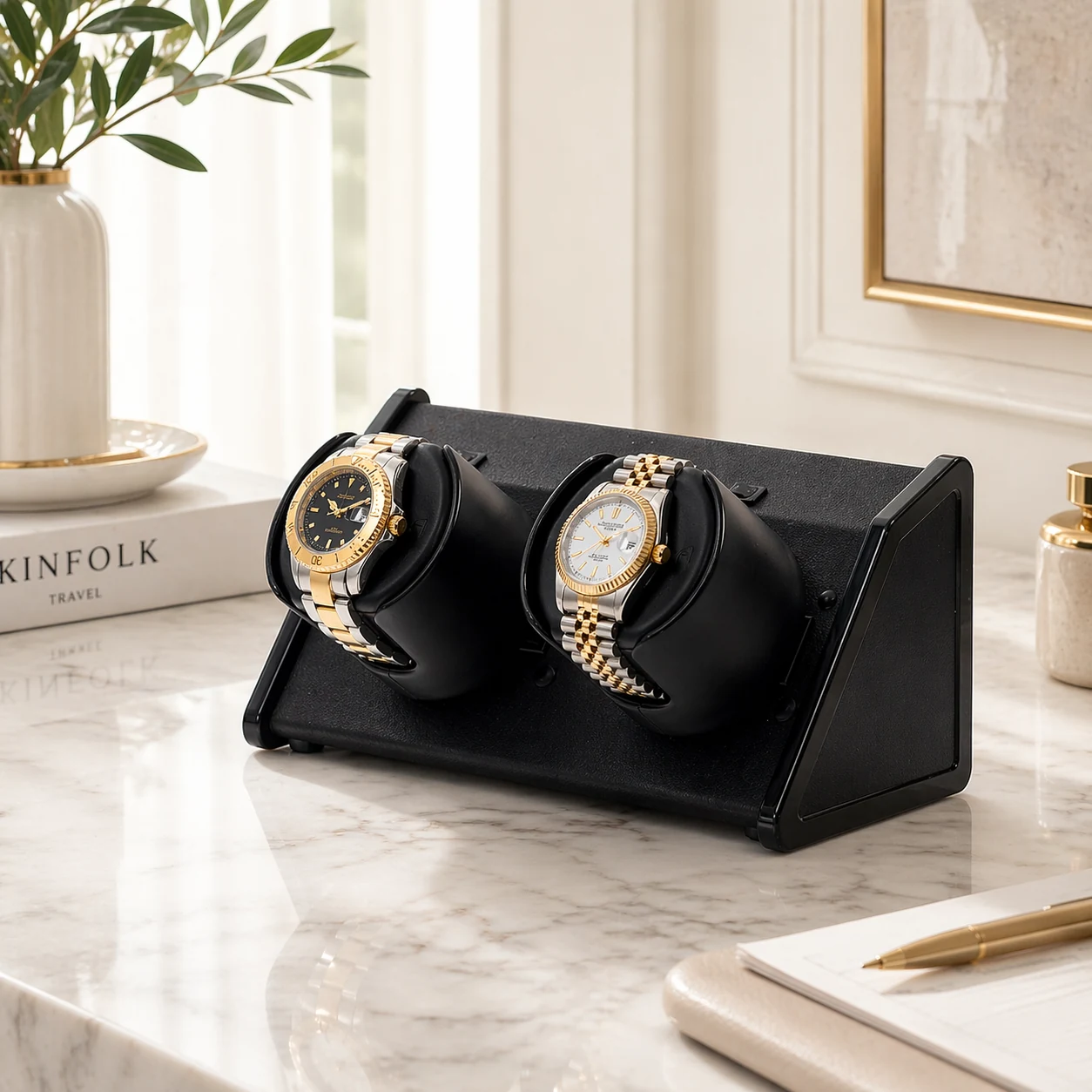 Sparta 2 Bold in Black with two watches